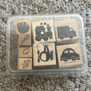 Stampin' Up! Wooden Toy Stamp Set of 8